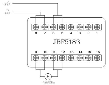 JBF5016天津气体灭火控制器控制气溶胶天津气灭装置接线